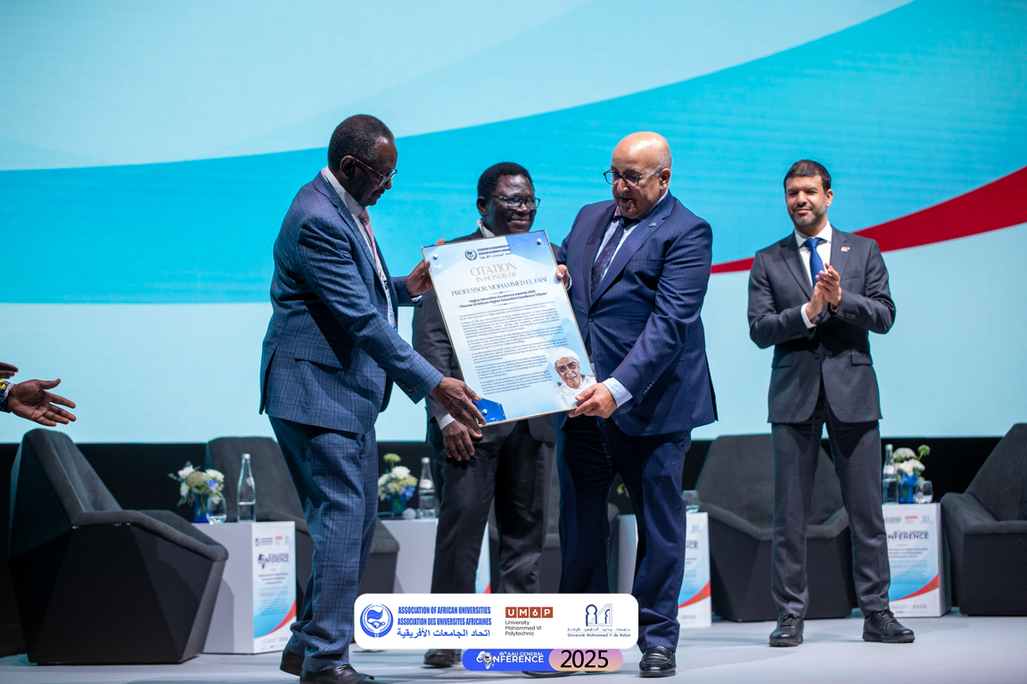 Professor Mohammed El Fasi's award